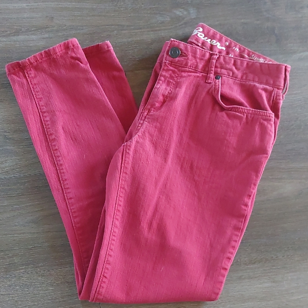 Eddie Bauer Women's Red Jeans